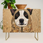 Klimt Dog with Beautiful Geometric Hoody Credenza Gallery Image 1