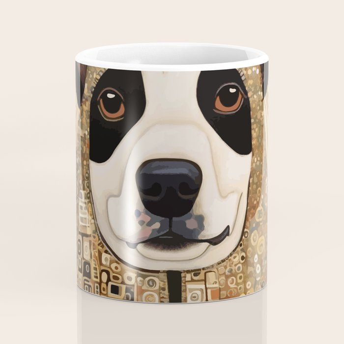 Klimt Dog with Beautiful Geometric Hoody Coffee Mug Gallery Image 4