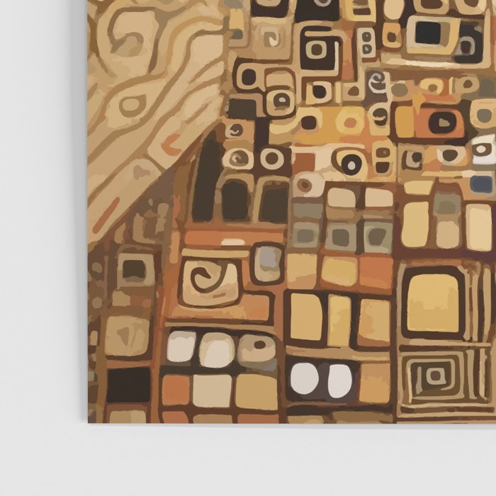Klimt Dog with Beautiful Geometric Hoody Poster Gallery Image 3