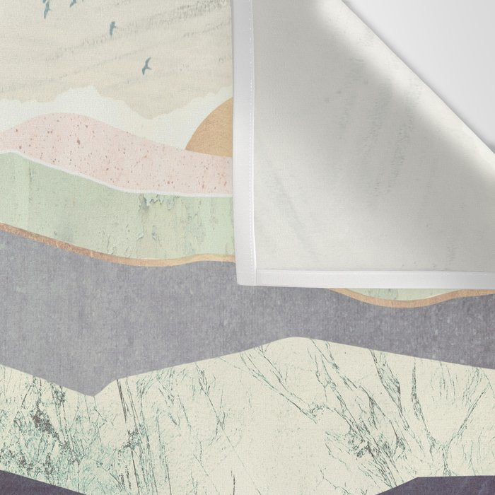 Golden Spring Reflection-Horizontal Muted Wall Tapestry Gallery Image 3