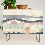 Golden Spring Reflection-Horizontal Muted Credenza Gallery Image 1