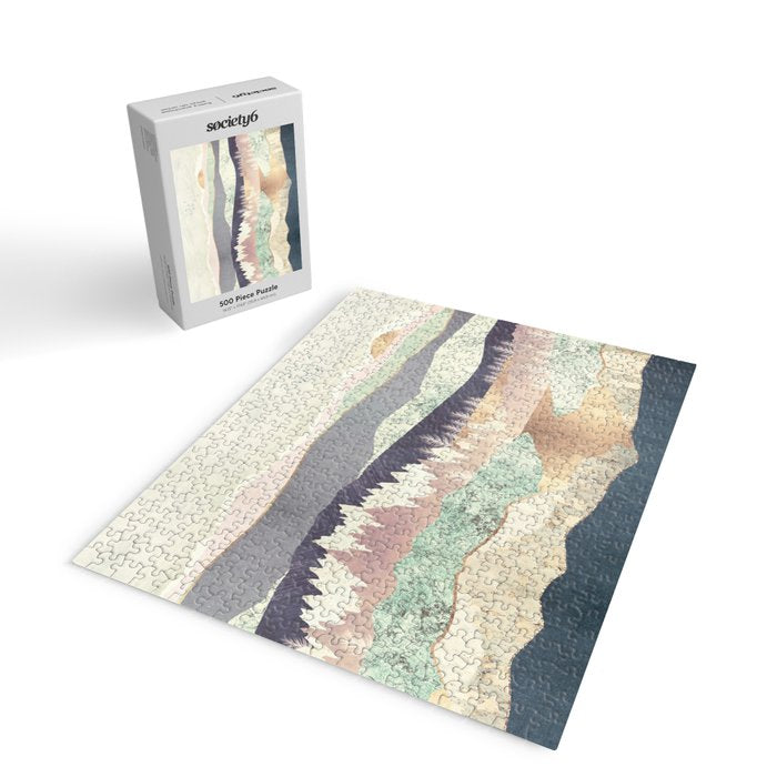 Golden Spring Reflection-Horizontal Muted Jigsaw Puzzle Gallery Image 2