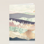 Golden Spring Reflection-Horizontal Muted Stationery Card Gallery Image 2