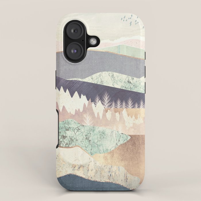 Golden Spring Reflection-Horizontal Muted iPhone Case Gallery Image 1