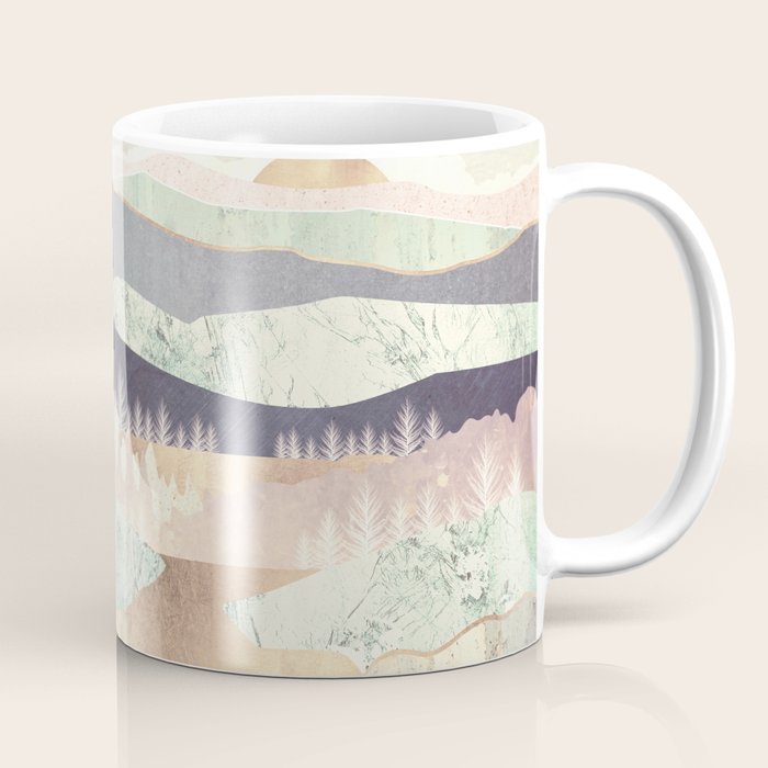 Golden Spring Reflection-Horizontal Muted Coffee Mug Gallery Image 1