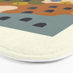 Adobe Village With Trees Bath Mat Gallery Image 3