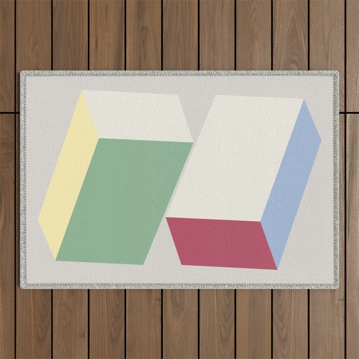 Modernist Objects V Outdoor Rug Gallery Image 1