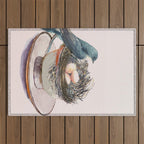 Bird nest in a teacup Outdoor Rug Gallery Image 1