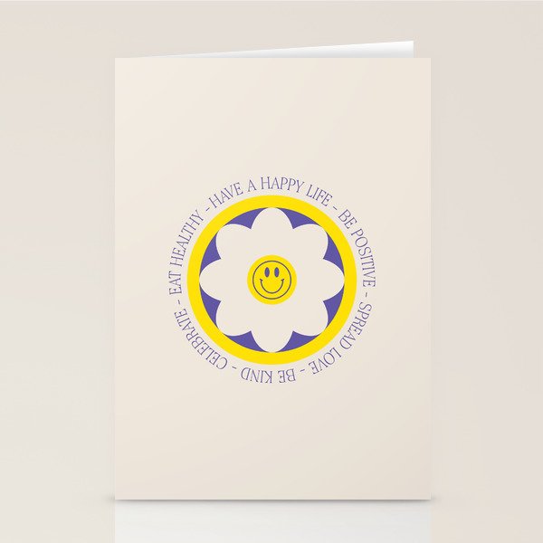 Have a Happy Life Stationery Card Gallery Image 1
