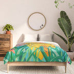 Tigers in Garden Comforter Gallery Image 3
