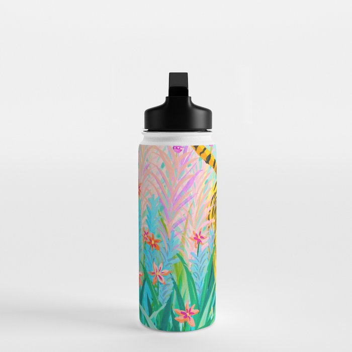 Tigers in Garden Water Bottle Gallery Image 3