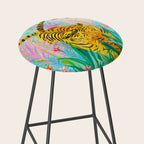 Tigers in Garden Stool Gallery Image 2