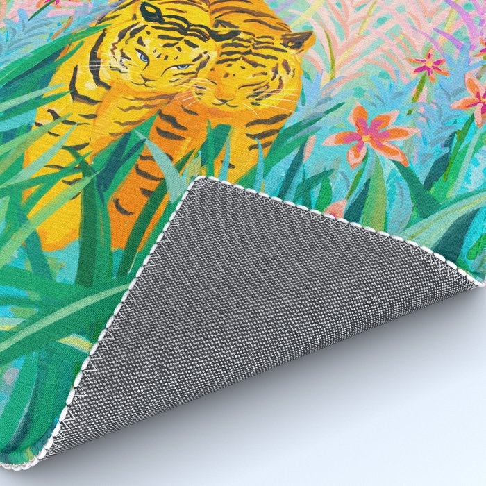 Tigers in Garden Rug Gallery Image 4