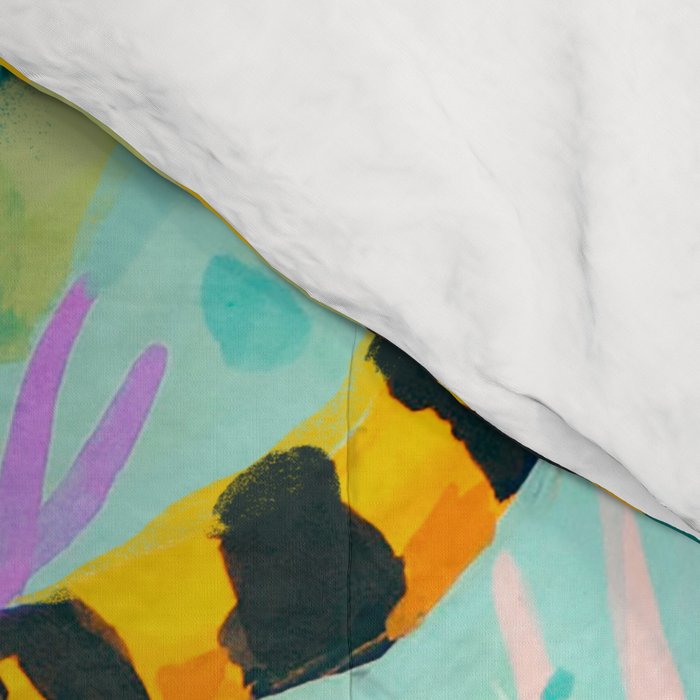 Tigers in Garden Comforter Gallery Image 4