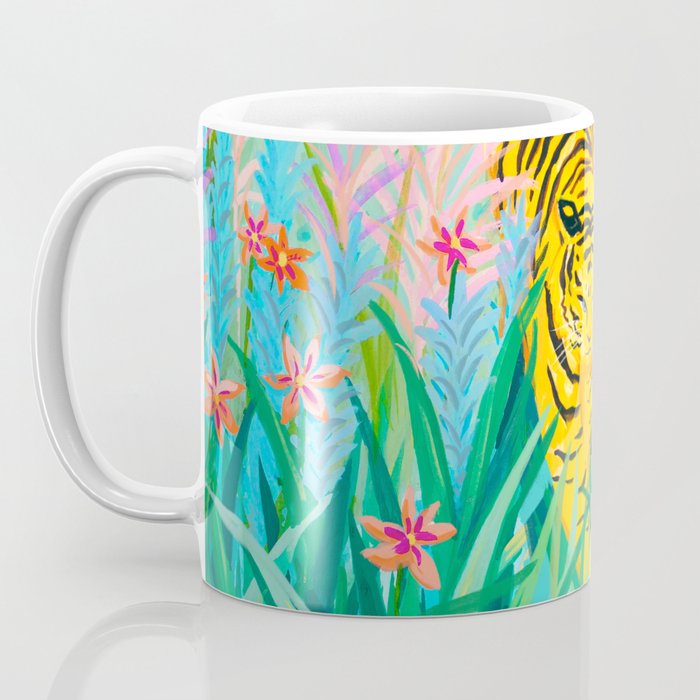Tigers in Garden Coffee Mug Gallery Image 3