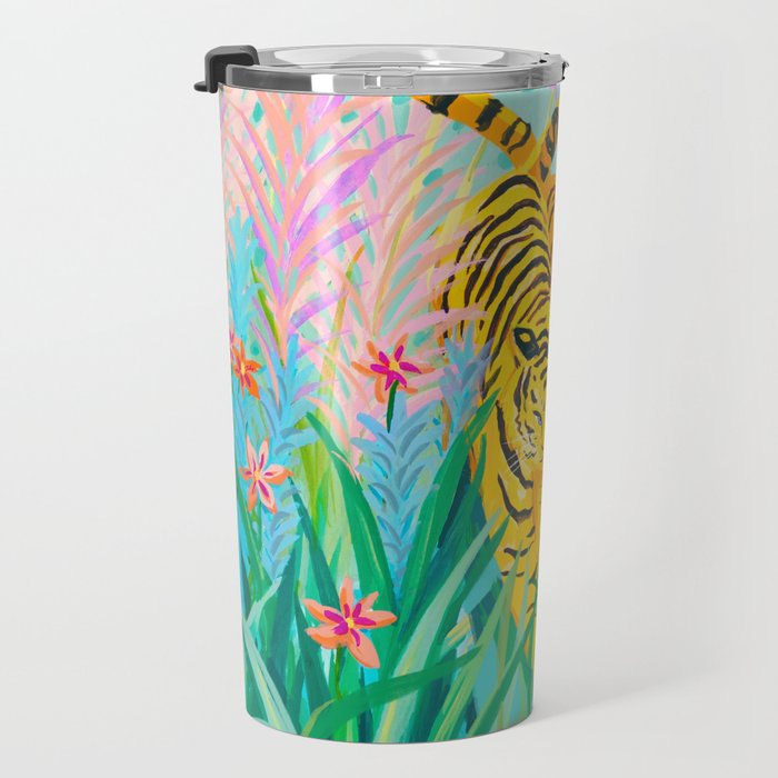 Tigers in Garden Travel Mug Gallery Image 3