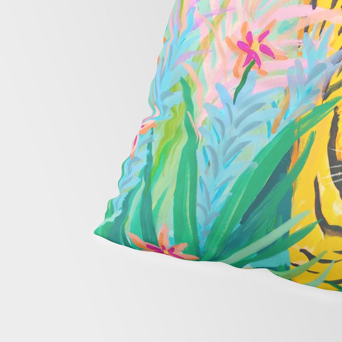 Tigers in Garden Pillow Sham Gallery Image 4