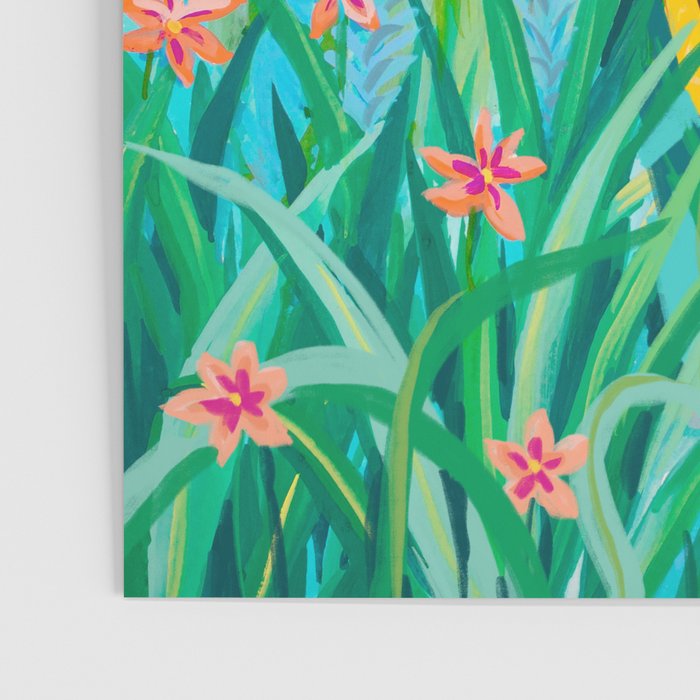Tigers in Garden Poster Gallery Image 3