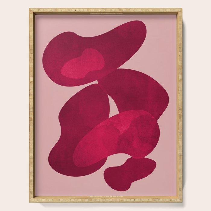 Minimal Abstract Composition 27 Serving Tray Gallery Image 1