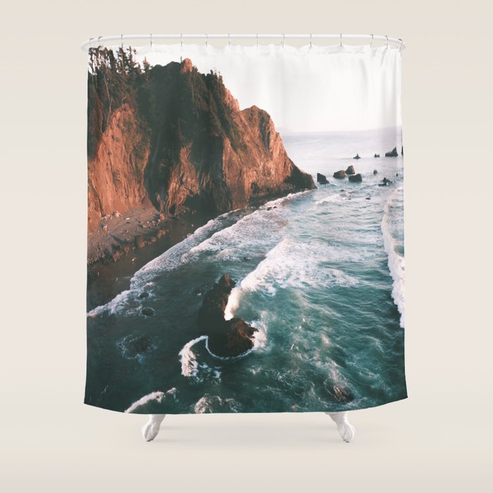 Oregon Coast II Shower Curtain Gallery Image 1