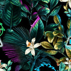 Neon Leaf Pattern Coffee Mug Gallery Image 2