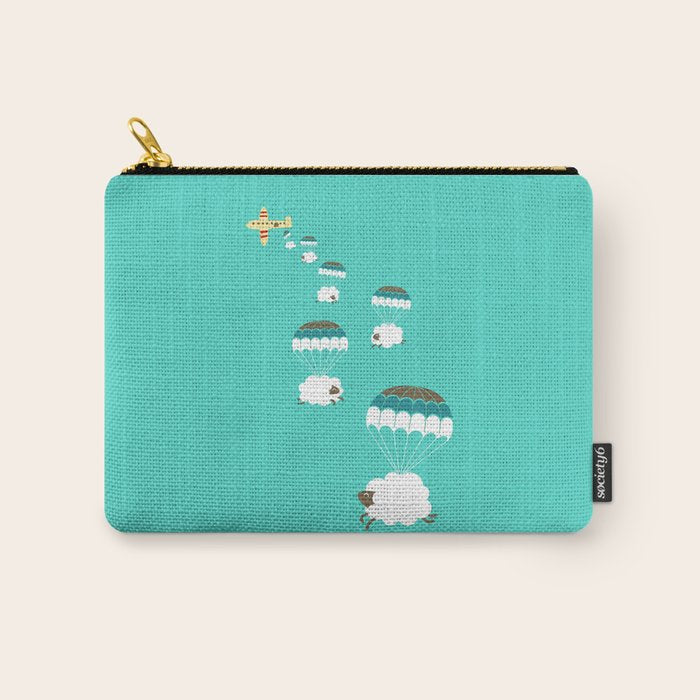 Sheepy clouds Carry All Pouch Gallery Image 1