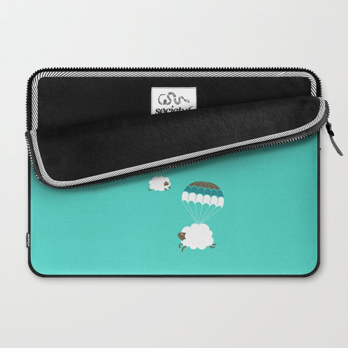 Sheepy clouds Laptop Sleeve Gallery Image 2