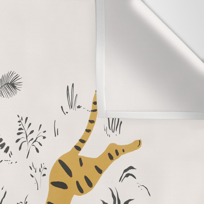 Tiger Dive Wall Tapestry Gallery Image 3