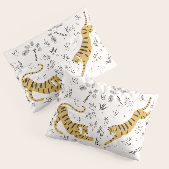 Tiger Dive Pillow Sham Gallery Image 3