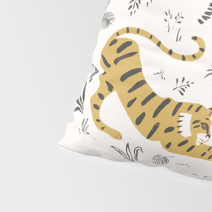 Tiger Dive Pillow Sham Gallery Image 4