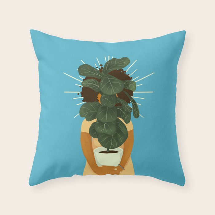 Plant Momma Throw Pillow Gallery Image 1