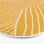 Strokes 02: Tulip Yellow Edition  Bath Mat Gallery Image 3