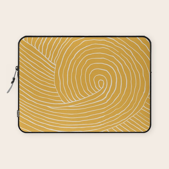 Strokes 02: Tulip Yellow Edition  Laptop Sleeve Gallery Image 1