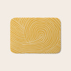 Strokes 02: Tulip Yellow Edition  Bath Mat Gallery Image 1