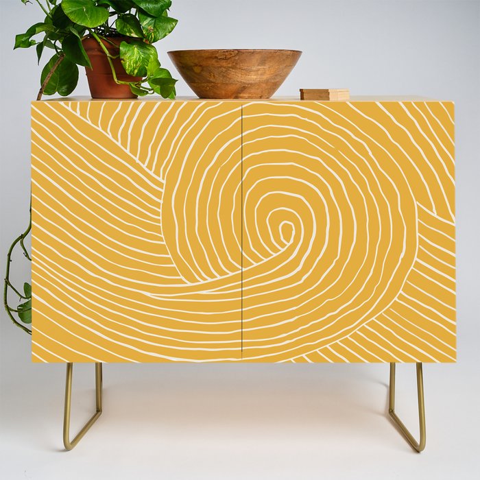 Strokes 02: Tulip Yellow Edition  Credenza Gallery Image 1