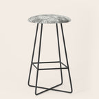 Vintage Paris France Travel Stamp Pattern Stool Gallery Image 1