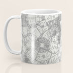 Vintage Paris France Travel Stamp Pattern Coffee Mug Gallery Image 3