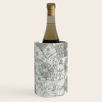 Vintage Paris France Travel Stamp Pattern Wine Chiller Gallery Image 3