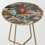 Floral Ocean Eden on Teal Side Table Gallery Image 2