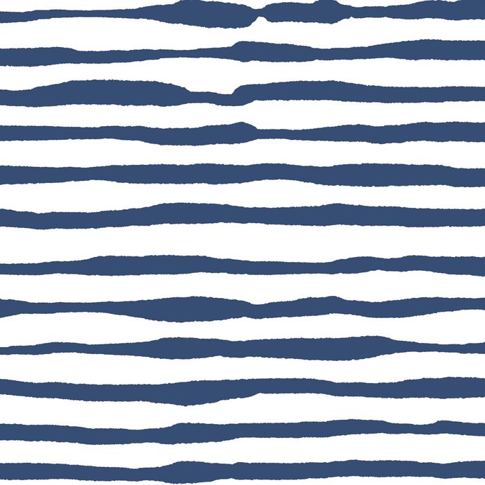 Indigo Blue Watercolor Horizontal Lines  Coffee Mug Gallery Image 2