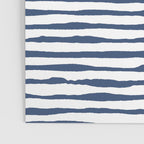 Indigo Blue Watercolor Horizontal Lines  Poster Gallery Image 3