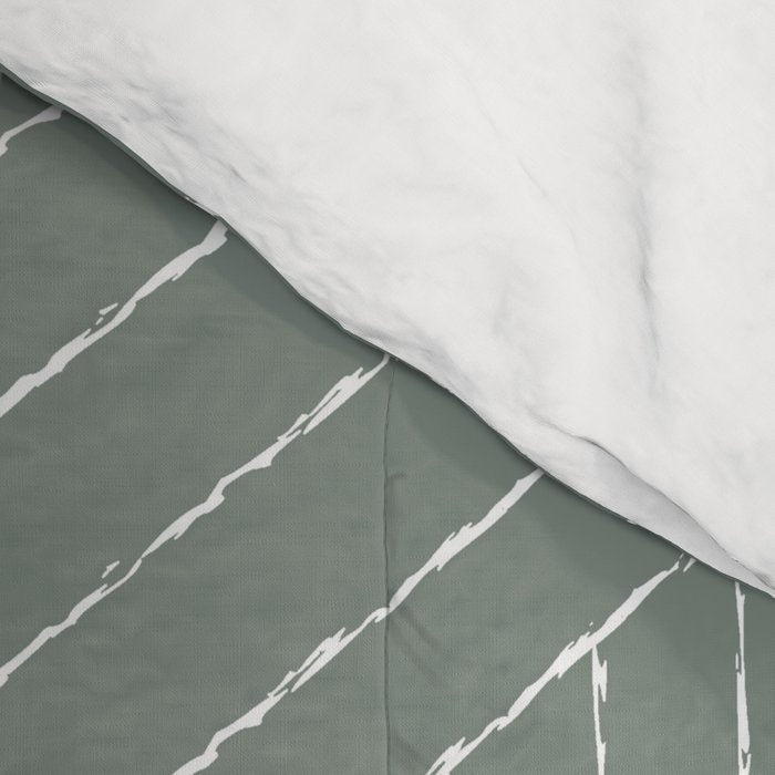 Lines (Linen Green) Comforter Gallery Image 4