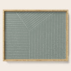 Lines (Linen Green) Serving Tray Gallery Image 1
