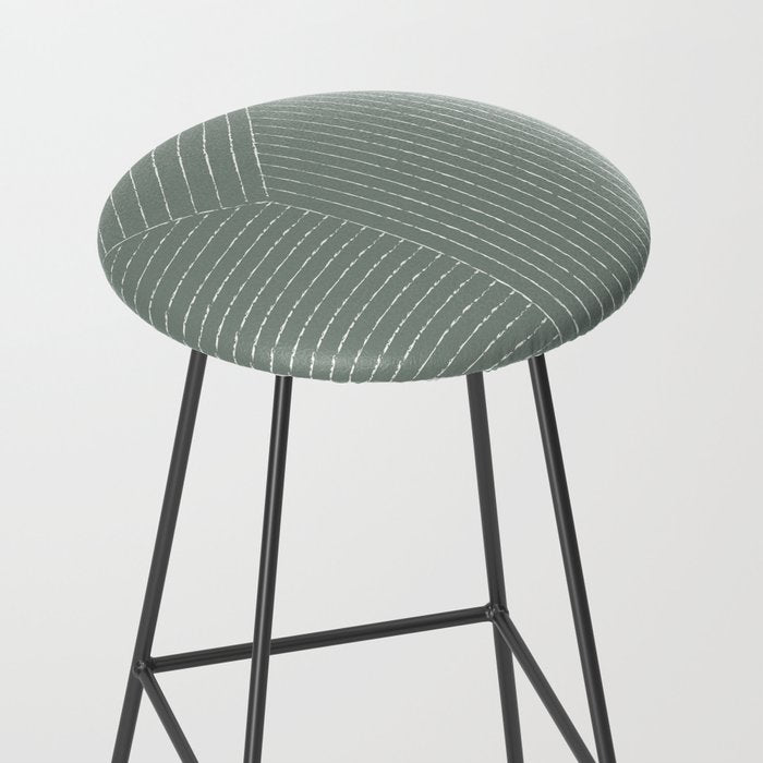 Lines (Linen Green) Stool Gallery Image 2