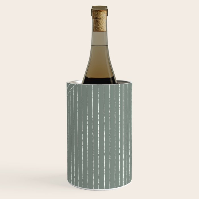 Lines (Linen Green) Wine Chiller Gallery Image 3