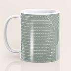 Lines (Linen Green) Coffee Mug Gallery Image 3