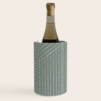 Lines (Linen Green) Wine Chiller Gallery Image 1