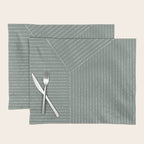 Lines (Linen Green) Placemat Gallery Image 1