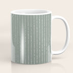 Lines (Linen Green) Coffee Mug Gallery Image 1