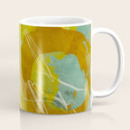 summer landscape 2 triptych abstract art Coffee Mug Gallery Image 1